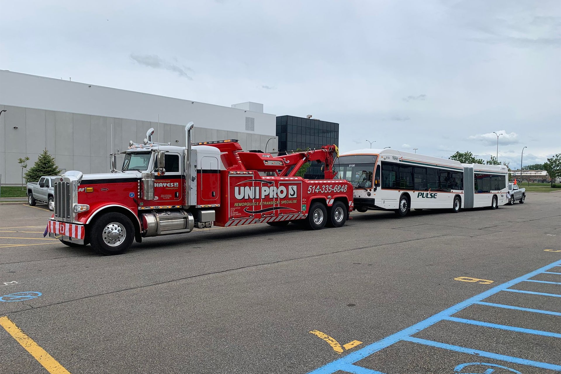 service de remorquage et transport Unipro