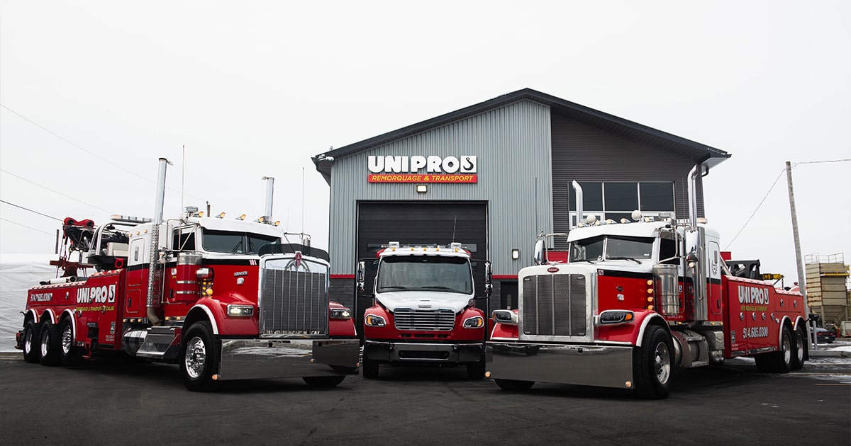 service de remorquage et transport Unipro